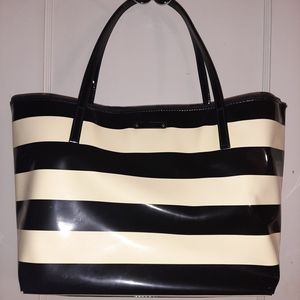 Kate Spade Sophie Black and Cream Tote and Wallet